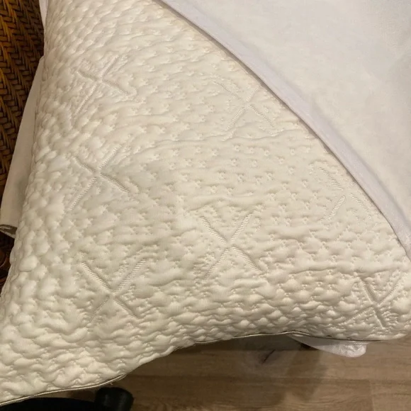 New Never Used Sleep Number White and Gray Pillow - Picture 5 of 5